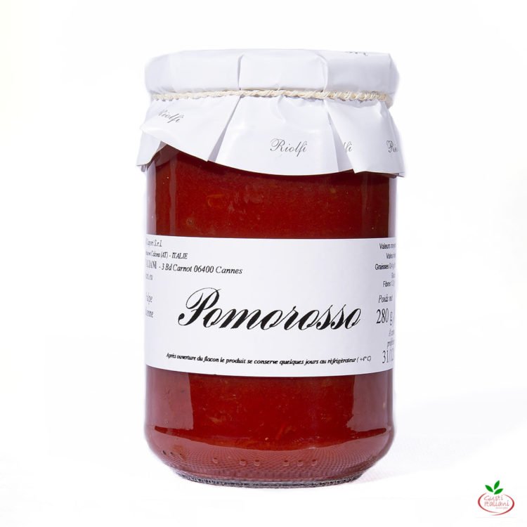 POMOROSSO COULIS DE TOMATES NATURE 280g Traiteur Italien épicerie