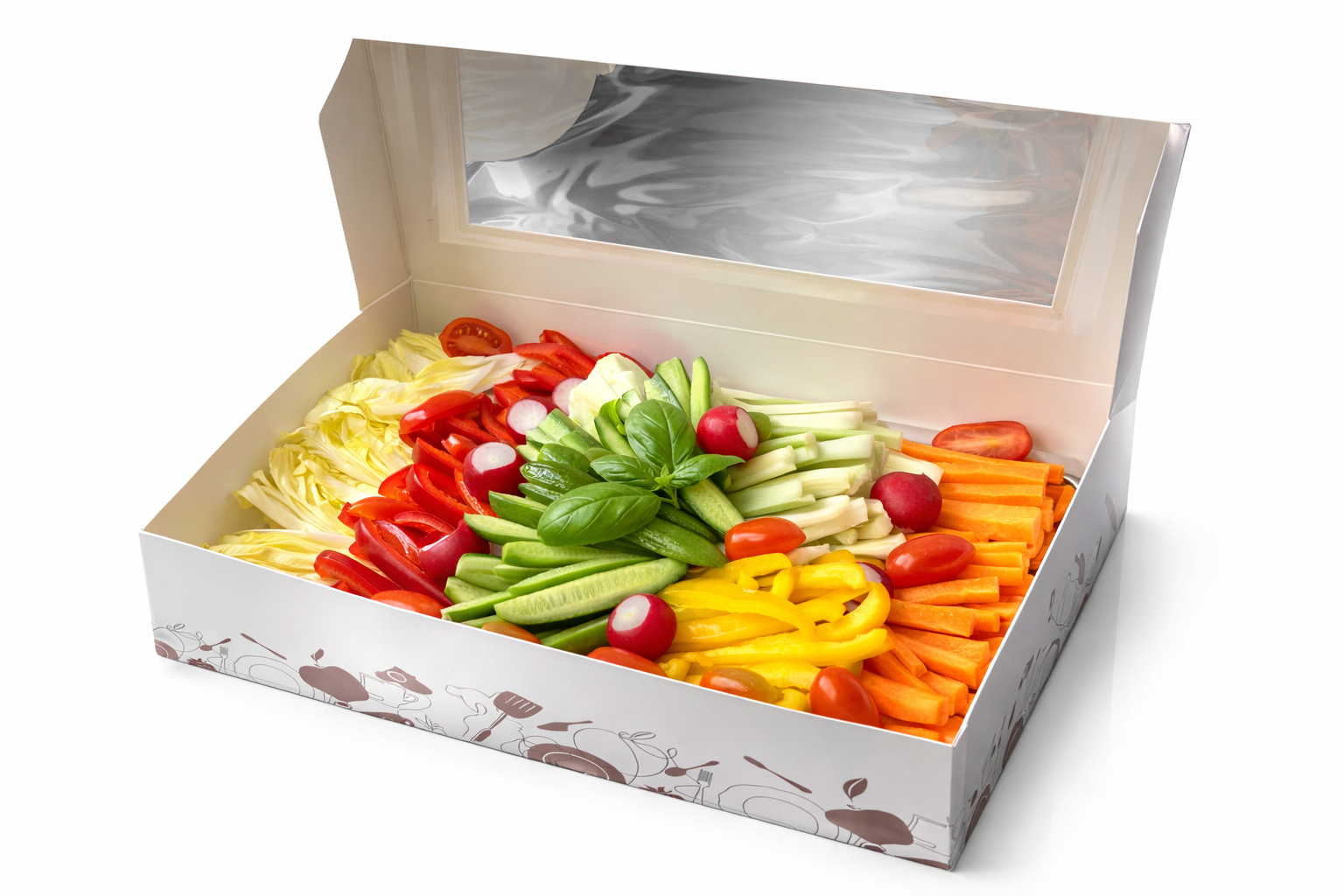 PLATEAU DE CRUDITES BIO suivant saisons et sauce Houmous