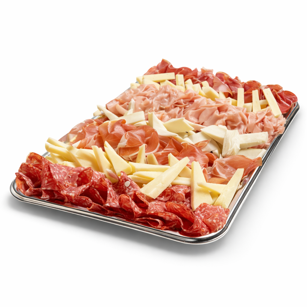 PLATEAU MIXTE DE CHARCUTERIE FINE ET FROMAGE 10/12 Personnes (en précommande 24 heures à l'avance)